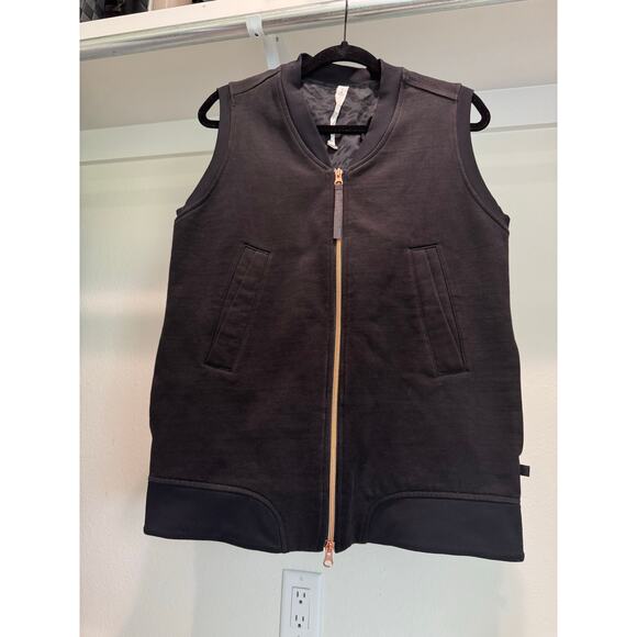 Lululemon Women's Departure Vest 6 Black Full Zip Sleeveless Casual Jacket - Picture 8 of 8
